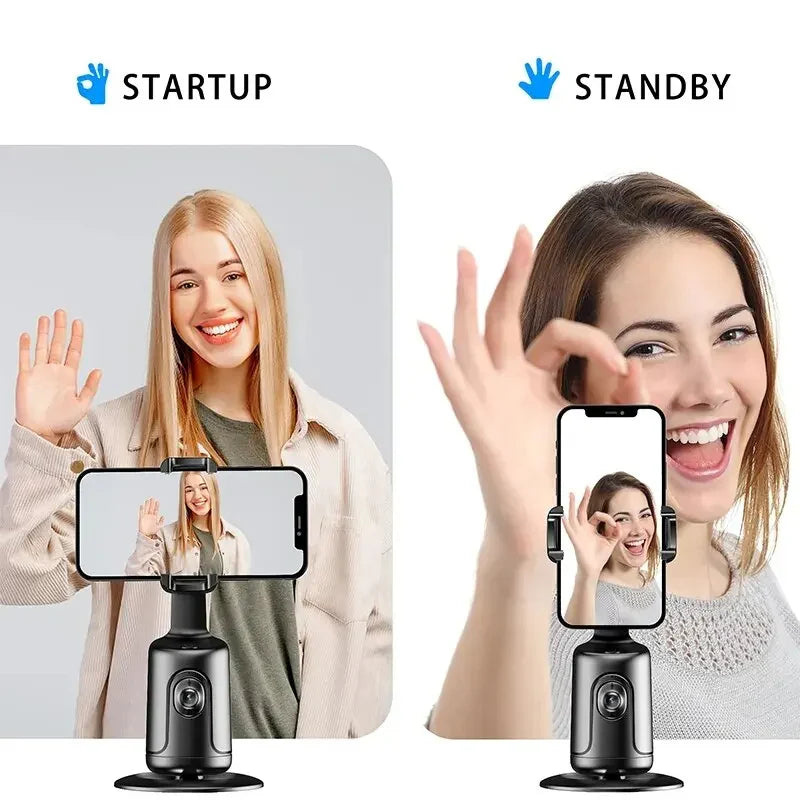 360° Rotation Smart Auto Face Object Tracking Holder